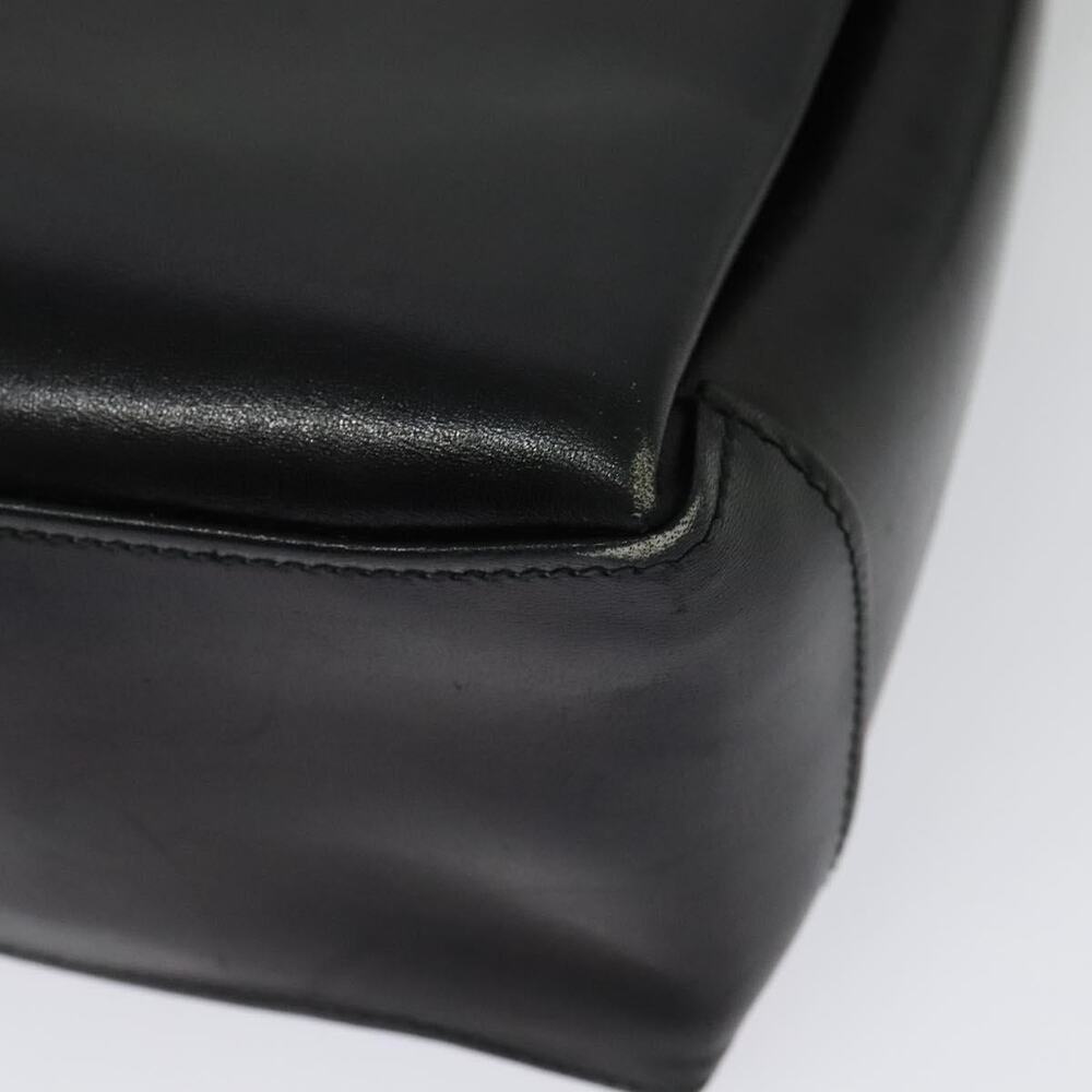 GUCCI Shoulder Bag Leather Black Gold - Picture 13 of 16